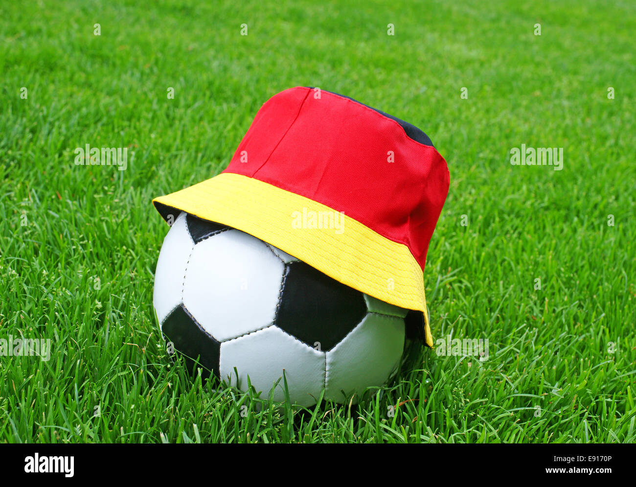 Soccer Fan Utensils Stock Photo