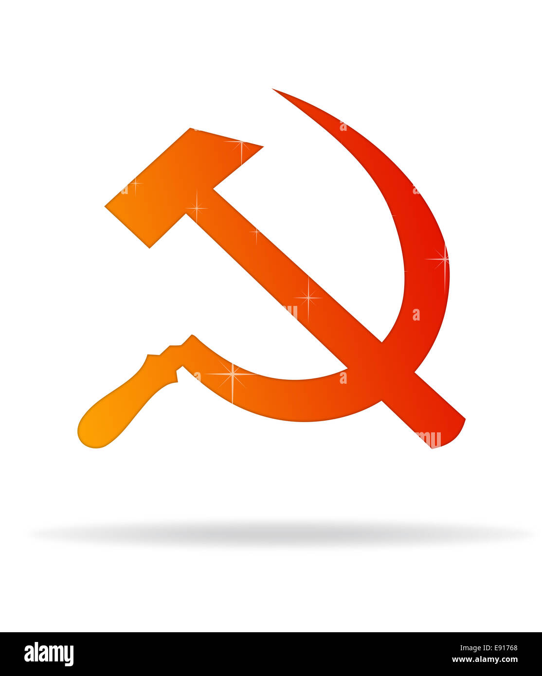 Hammer and sickle china hi-res stock photography and images - Alamy