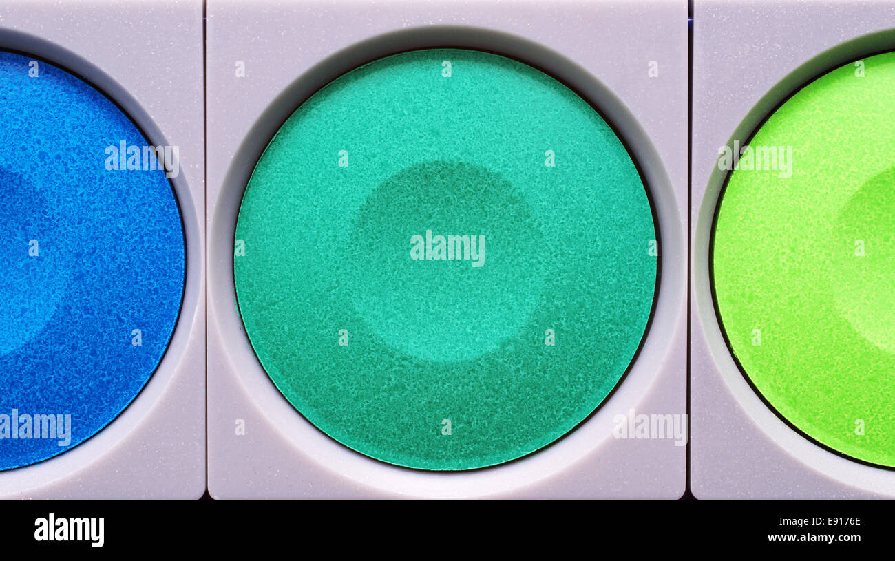 Crayon Colors green blue Stock Photo Alamy
