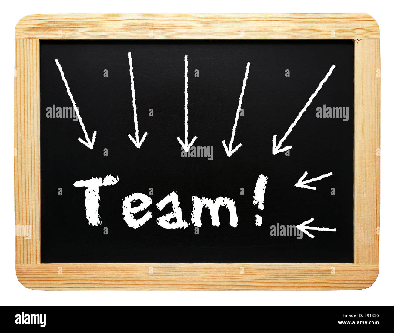 Team ! - Chalkboard Stock Photo