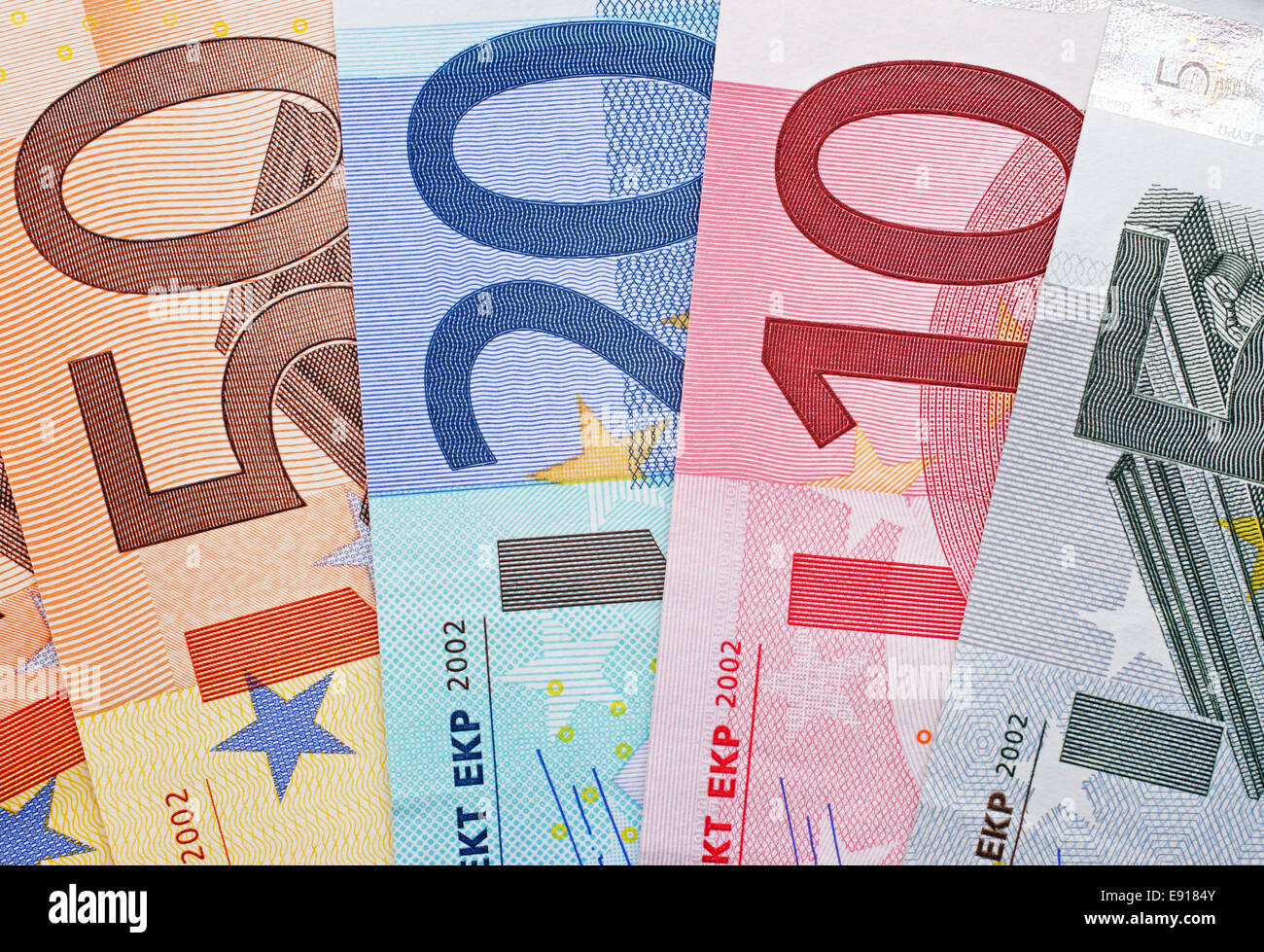 Money - Euros Stock Photo