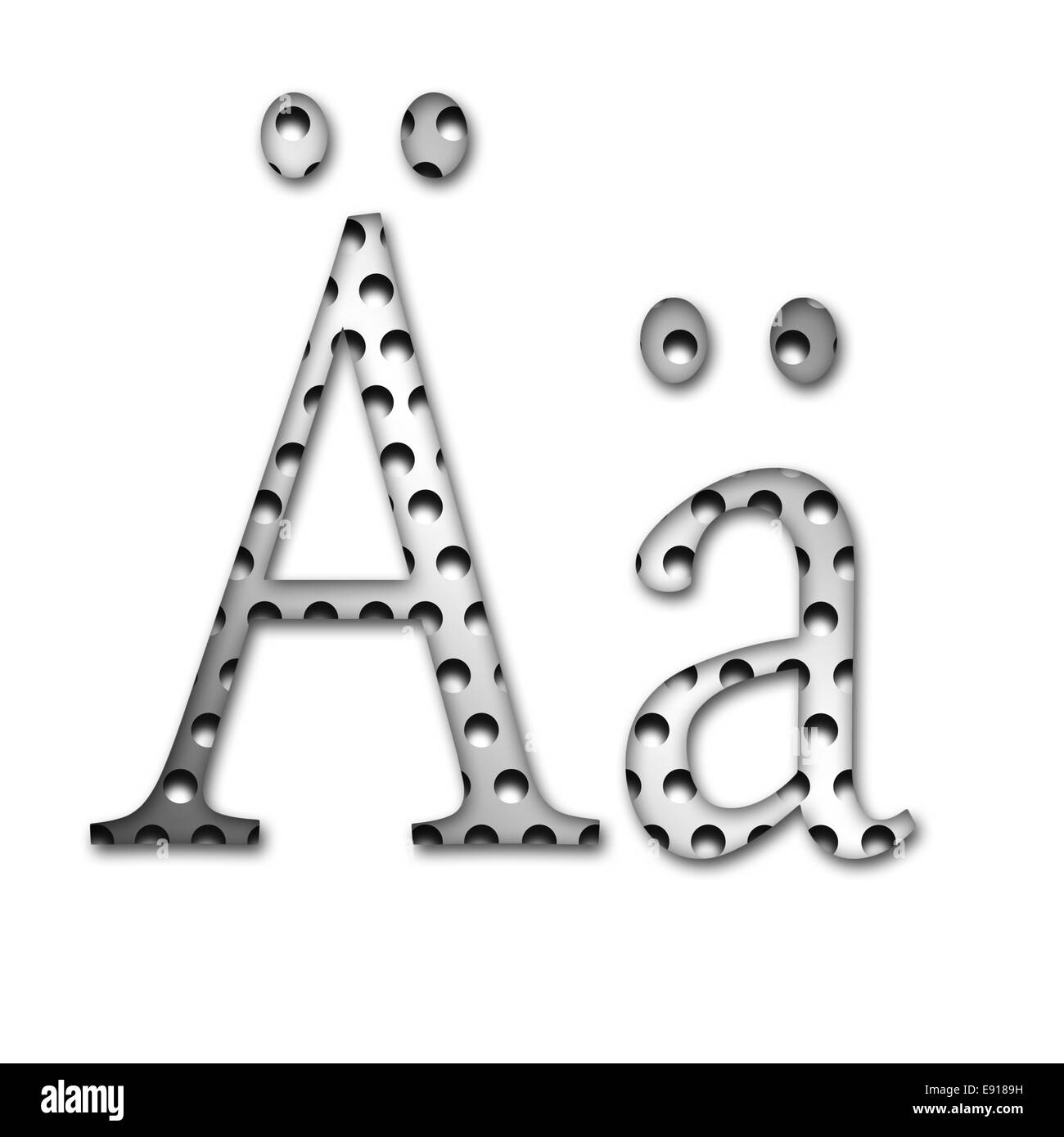metal letter Ä Stock Photo Alamy