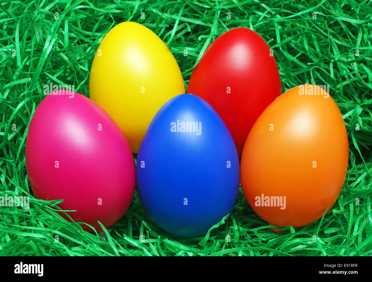 Colourful Easter Eggs Stock Photo Alamy
