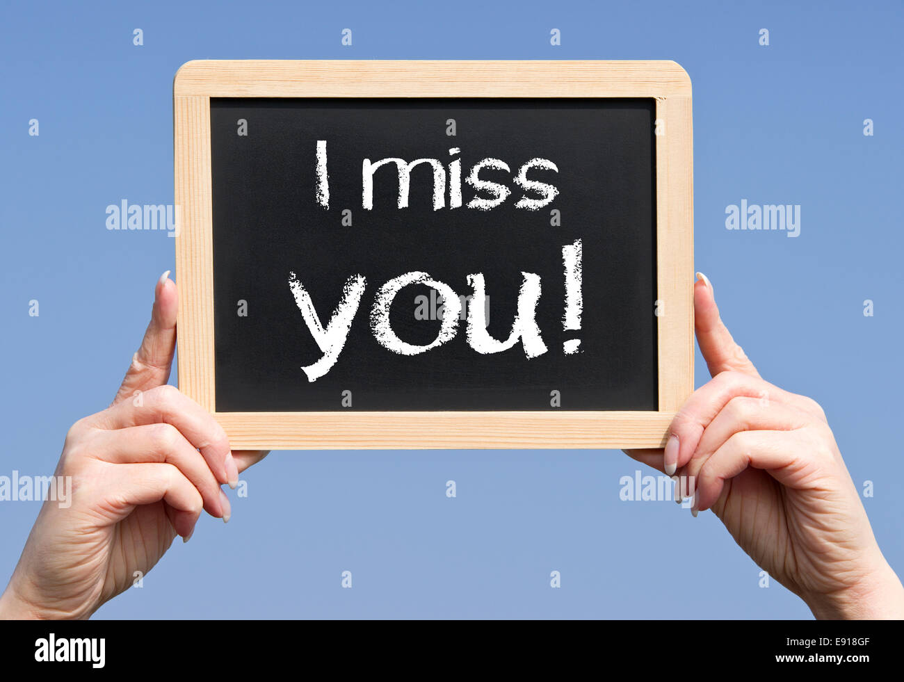 I miss you ! Stock Photo - Alamy