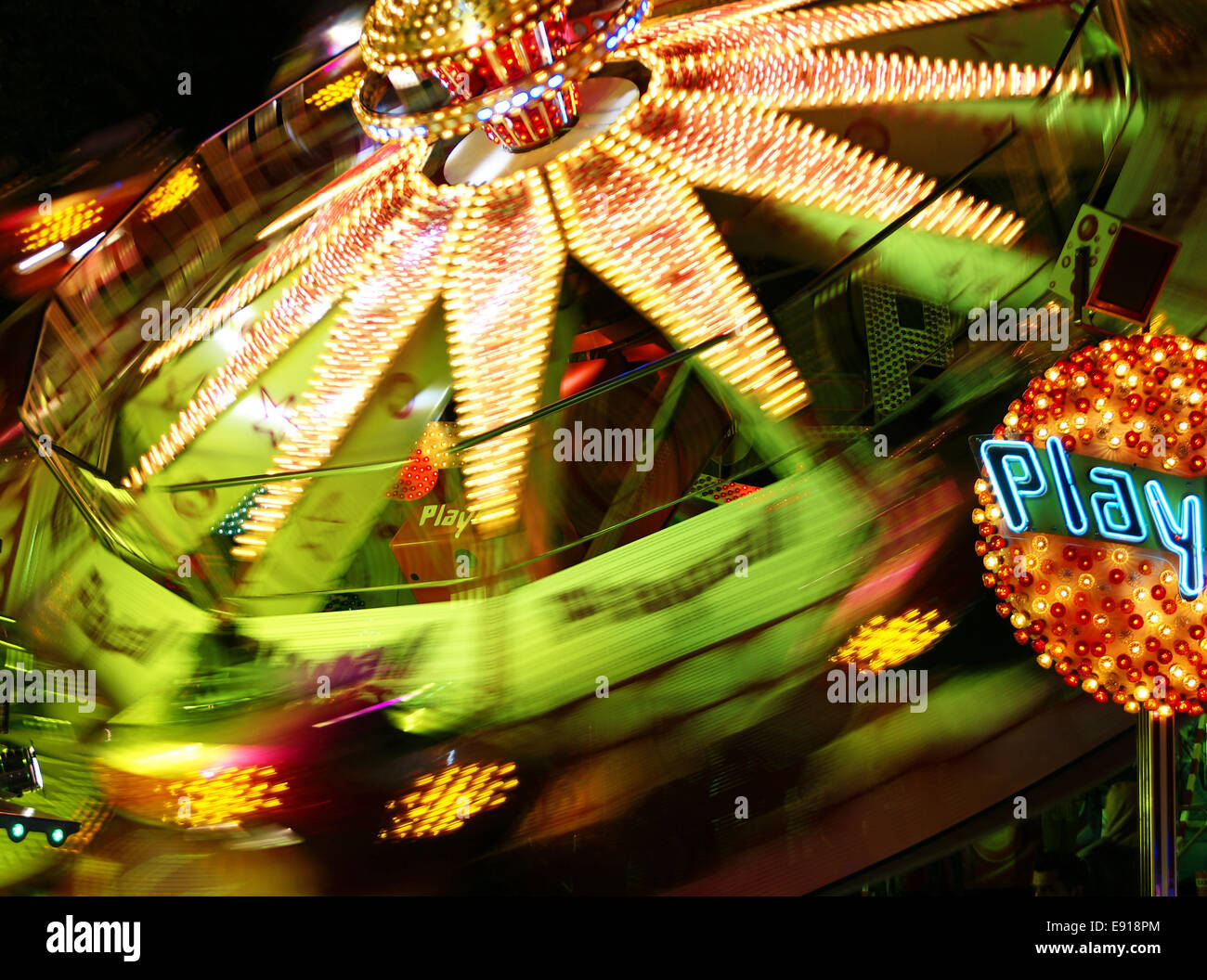Merry go round night hires stock photography and images Alamy