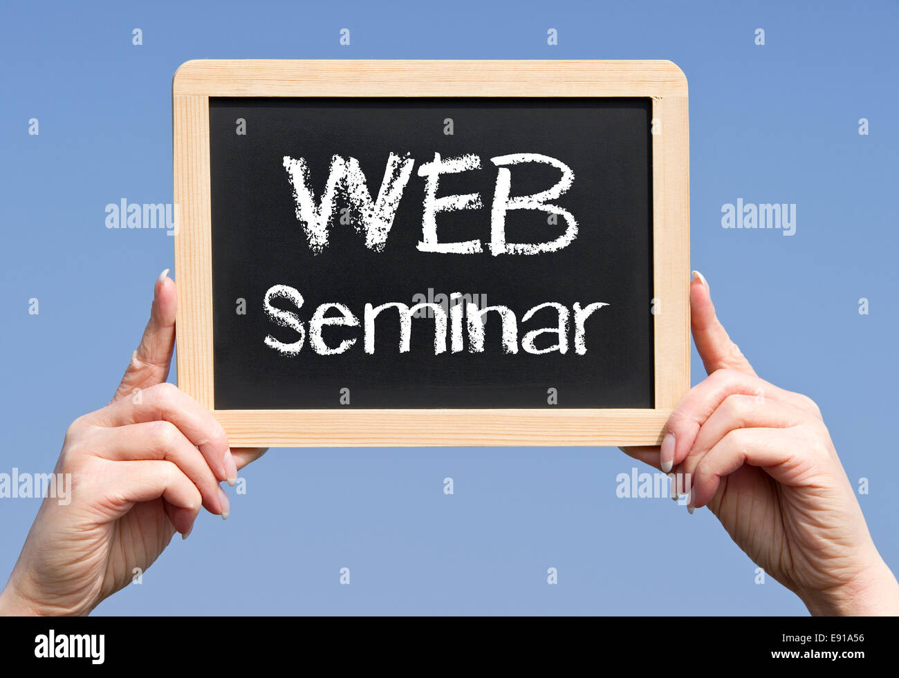 WEB Seminar - Business Concept Stock Photo
