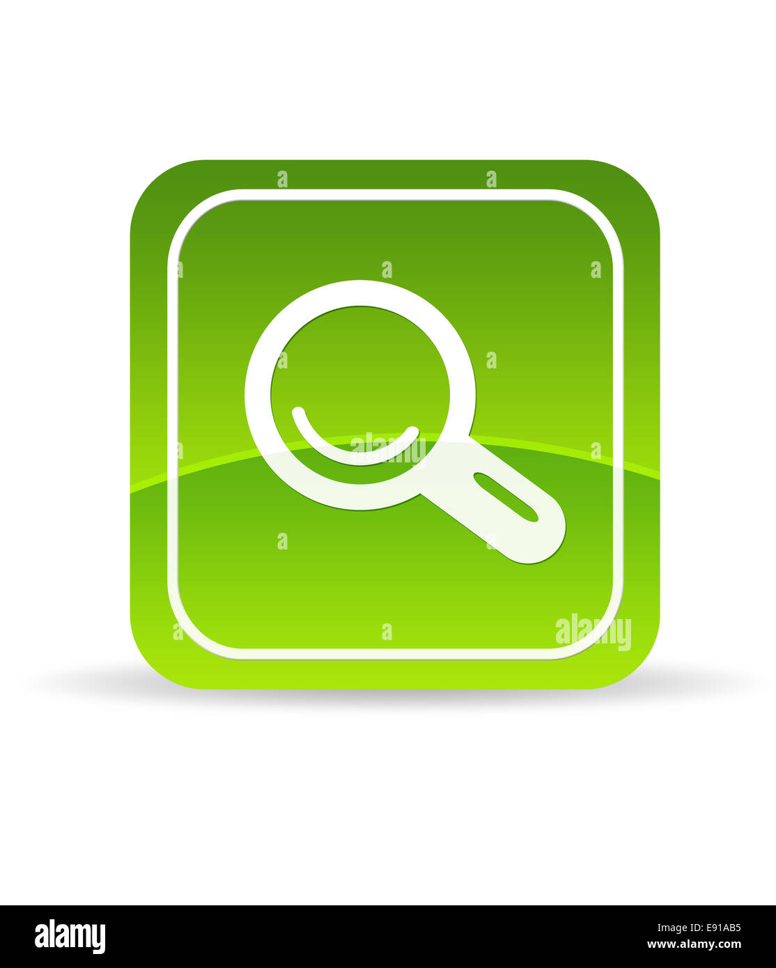 Magnifying glass icon hi-res stock photography and images - Alamy