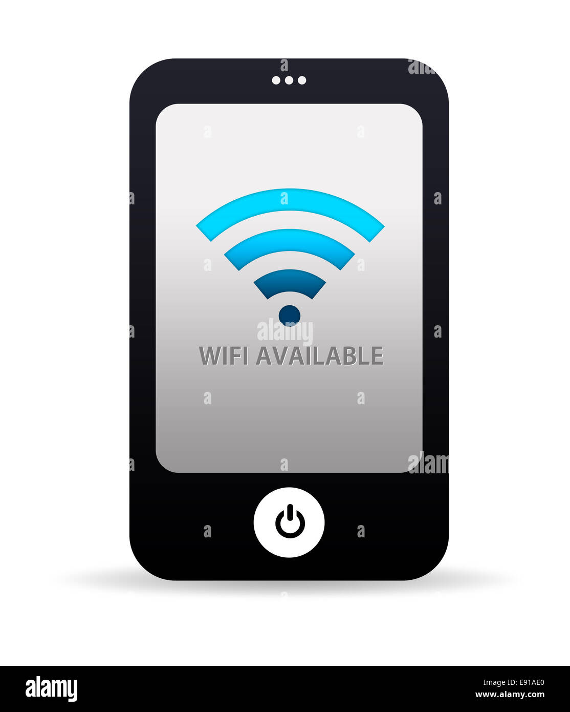Mobile Phone Wifi Available Stock Photo Alamy