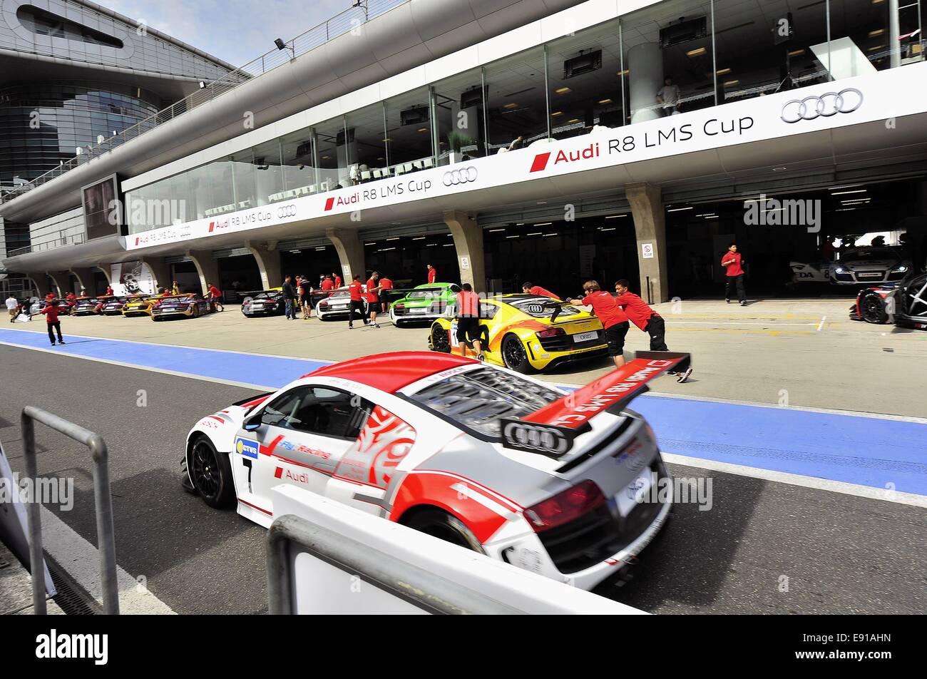 Shanghai, China. 17th Oct, 2014. Audi R8 LMS Cup at Shanghai ...