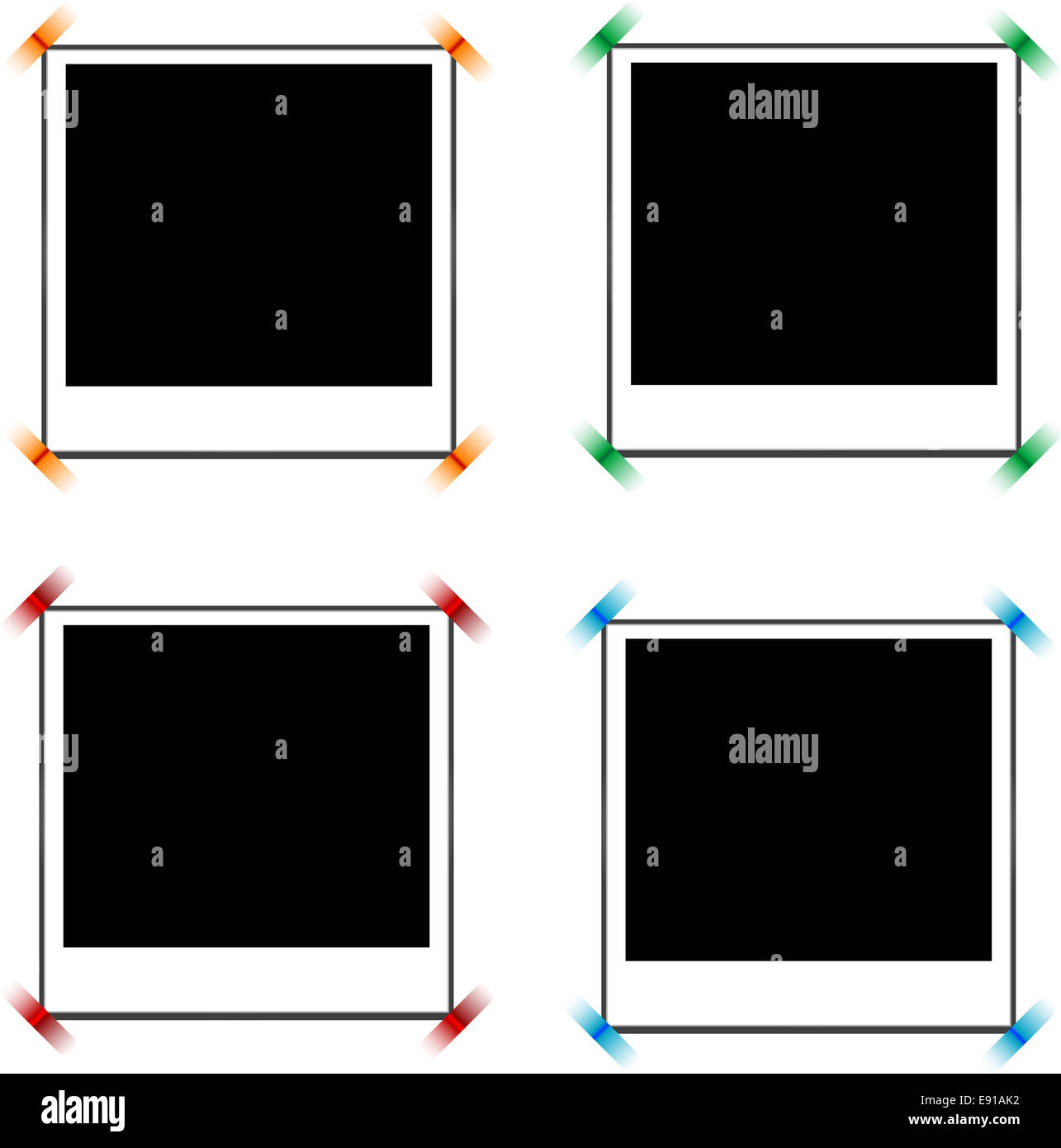 Photo frames with tags Stock Photo Alamy