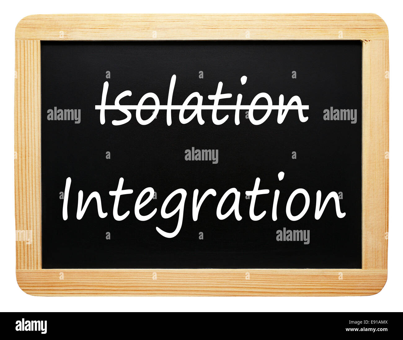 Isolation and Integration Stock Photo