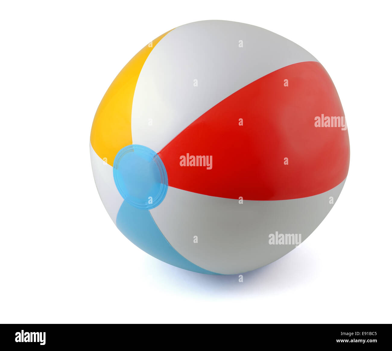 Beach Ball White Background High Resolution Stock Photography and