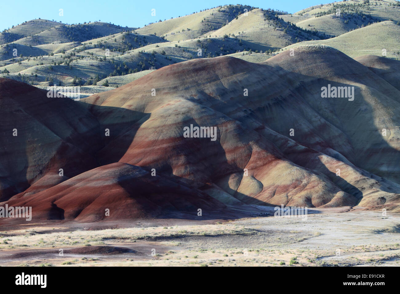 Painted Hills John Day Fossil Beds National Monume Stock Photo
