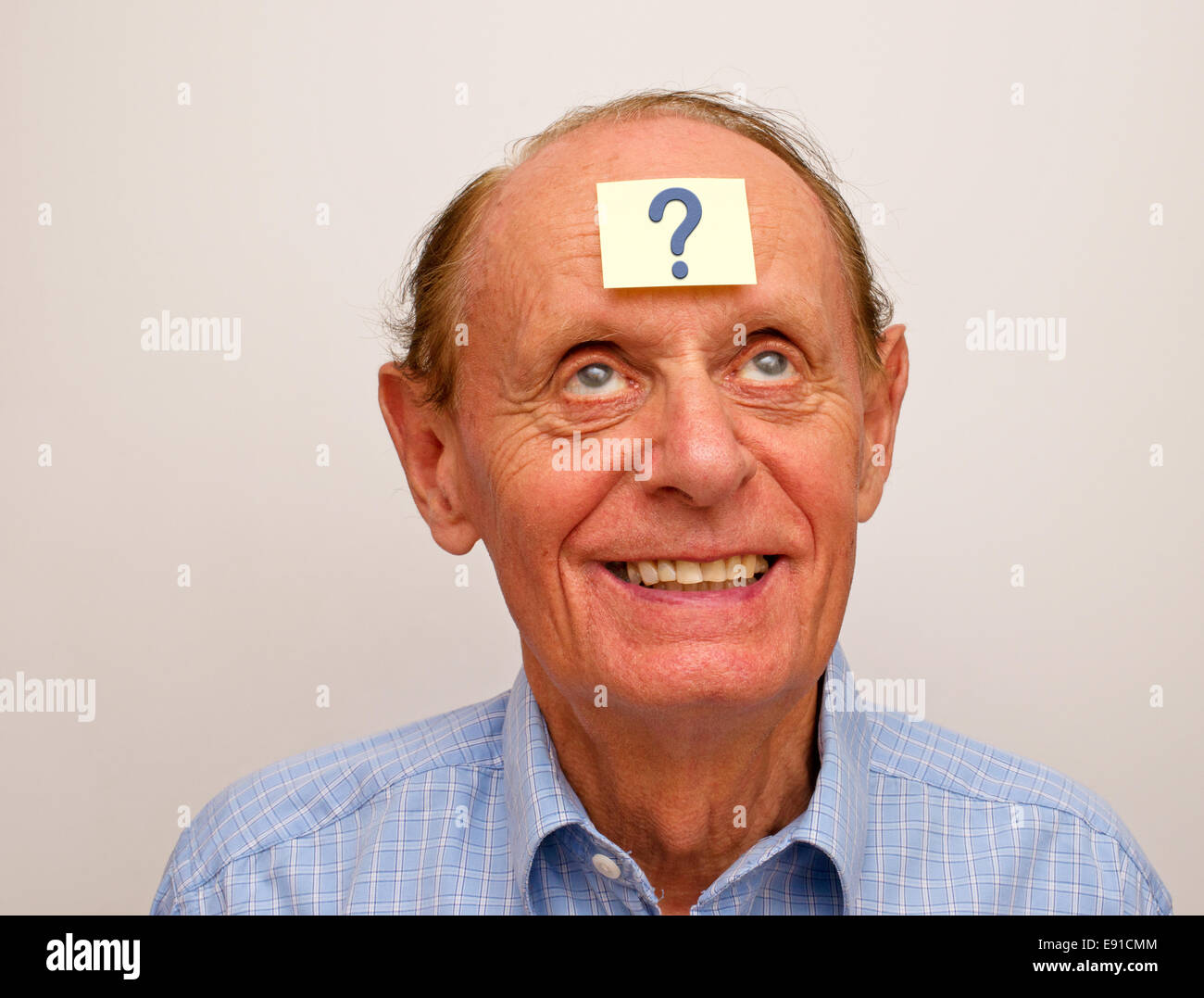 Man with Question Stock Photo - Alamy