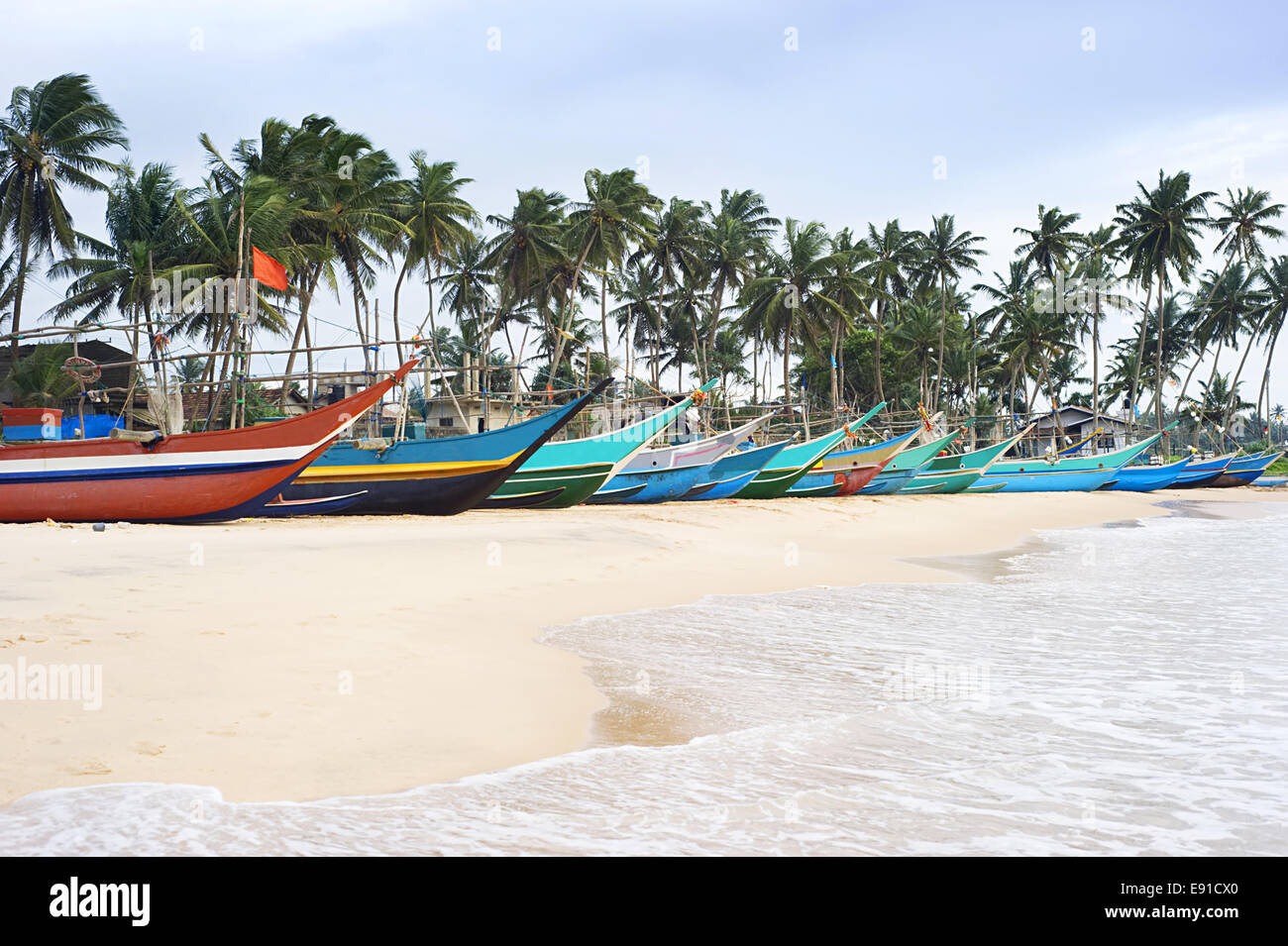 Typical old fishing boats hi-res stock photography and images - Alamy