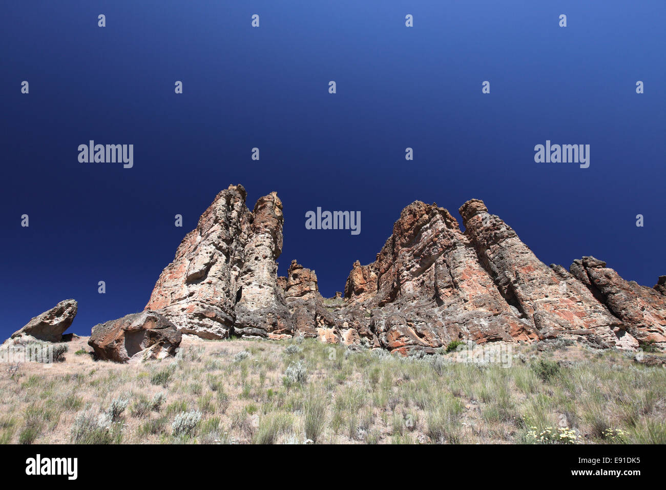 Clarno Unit The Palisades John Day Fossil Beds Stock Photo Alamy