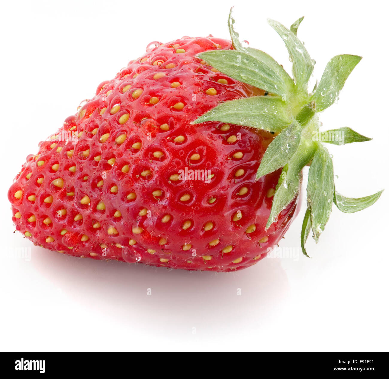 Red ripe strawberry Stock Photo