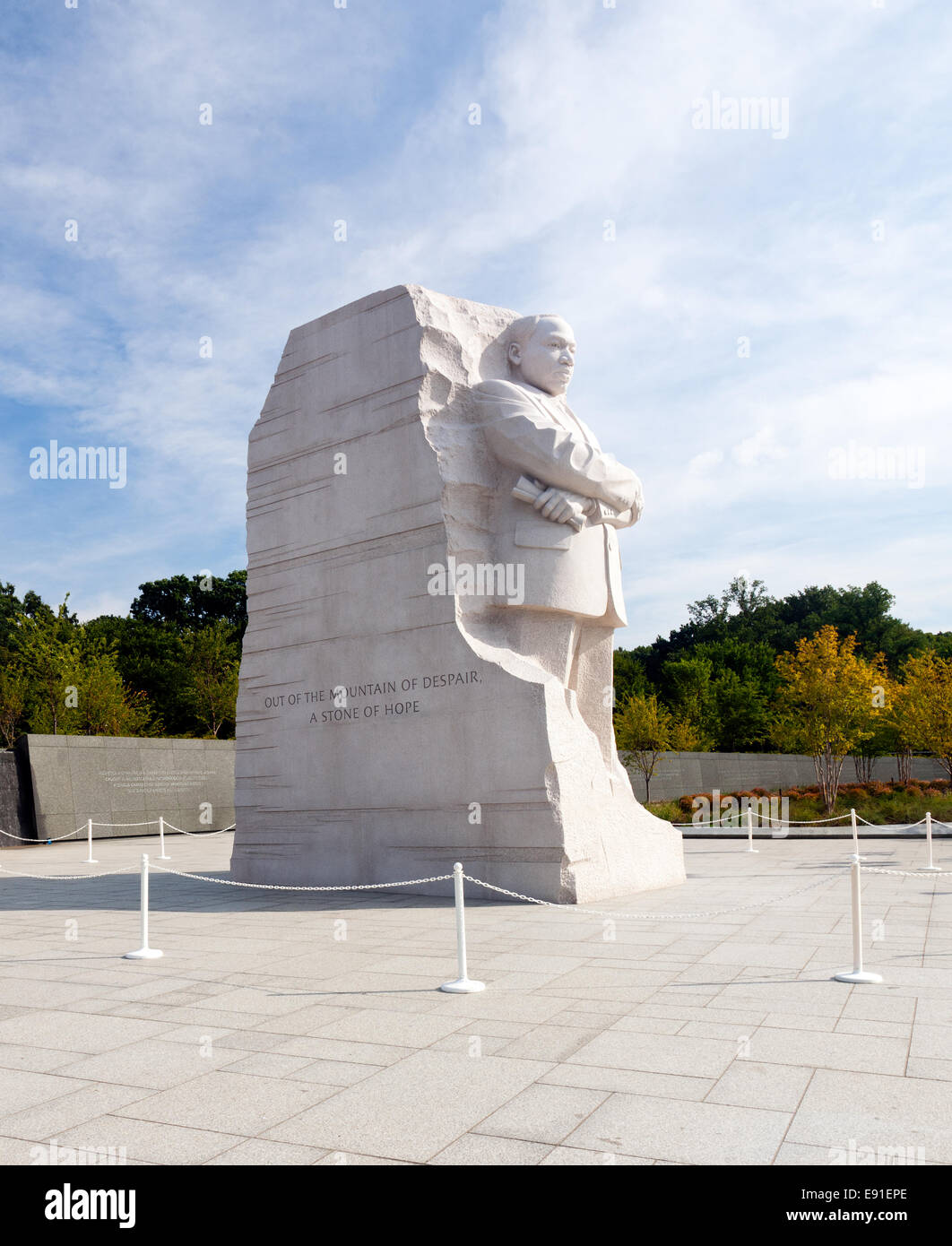 Martin Luther King Monument DC Stock Photo