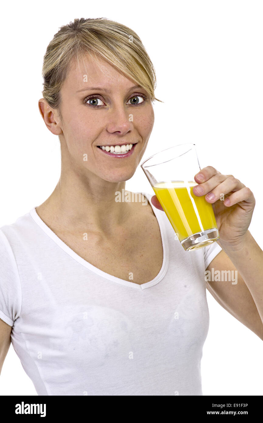 i like orange juice Stock Photo Alamy