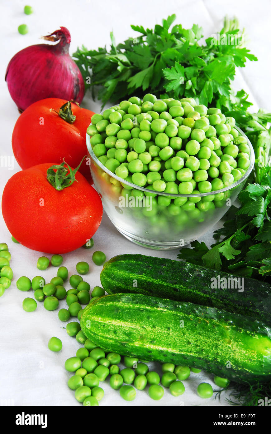 Sprig spring onion vegetable hi-res stock photography and images - Alamy