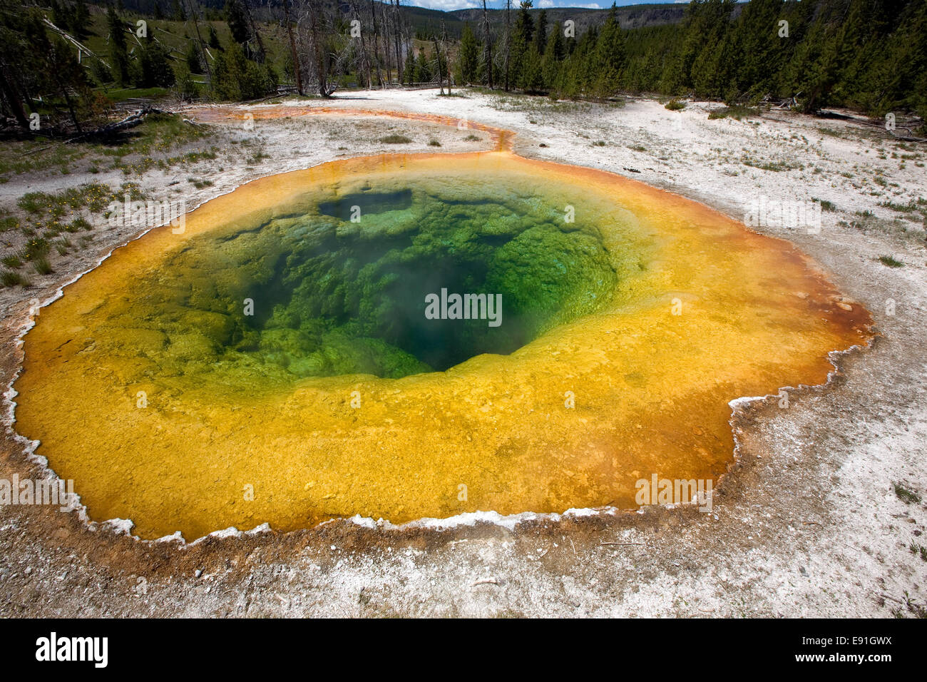 Morning Glory Pool Stock Photo - Alamy