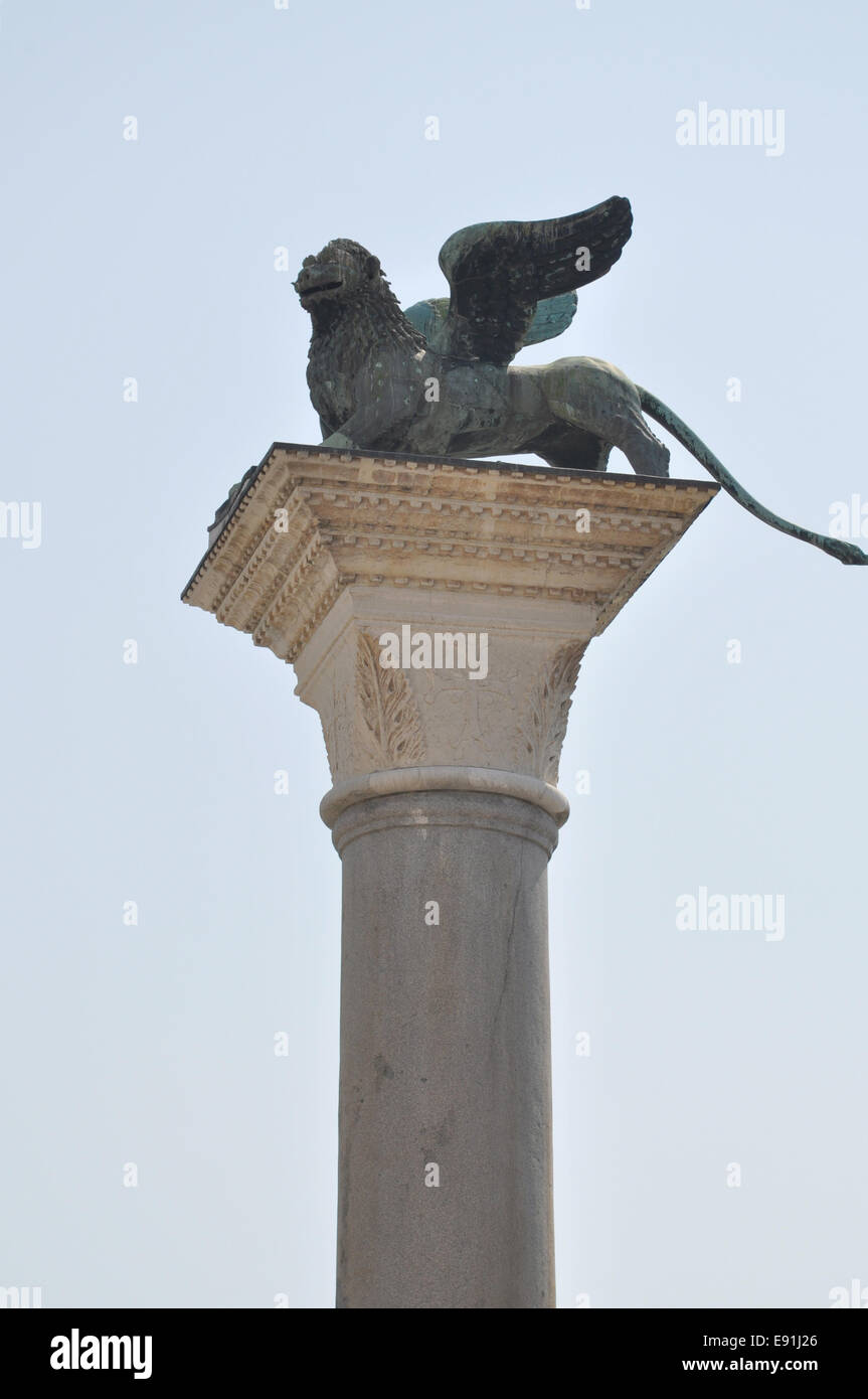 Statue of the Leone di San Marco Stock Photo