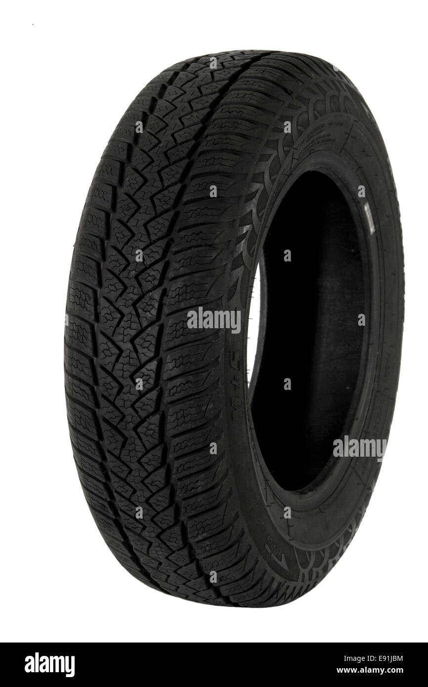 Tire, isolated on a white background Stock Photo