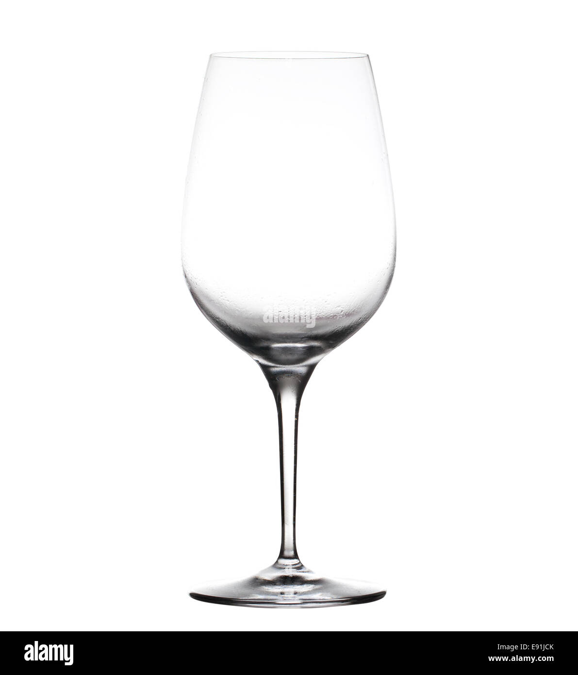 Large wine goblet chilled Stock Photo