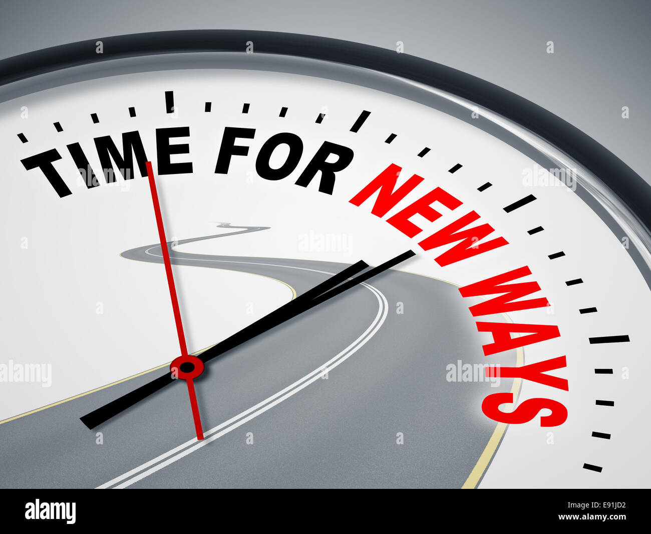time for new ways Stock Photo - Alamy
