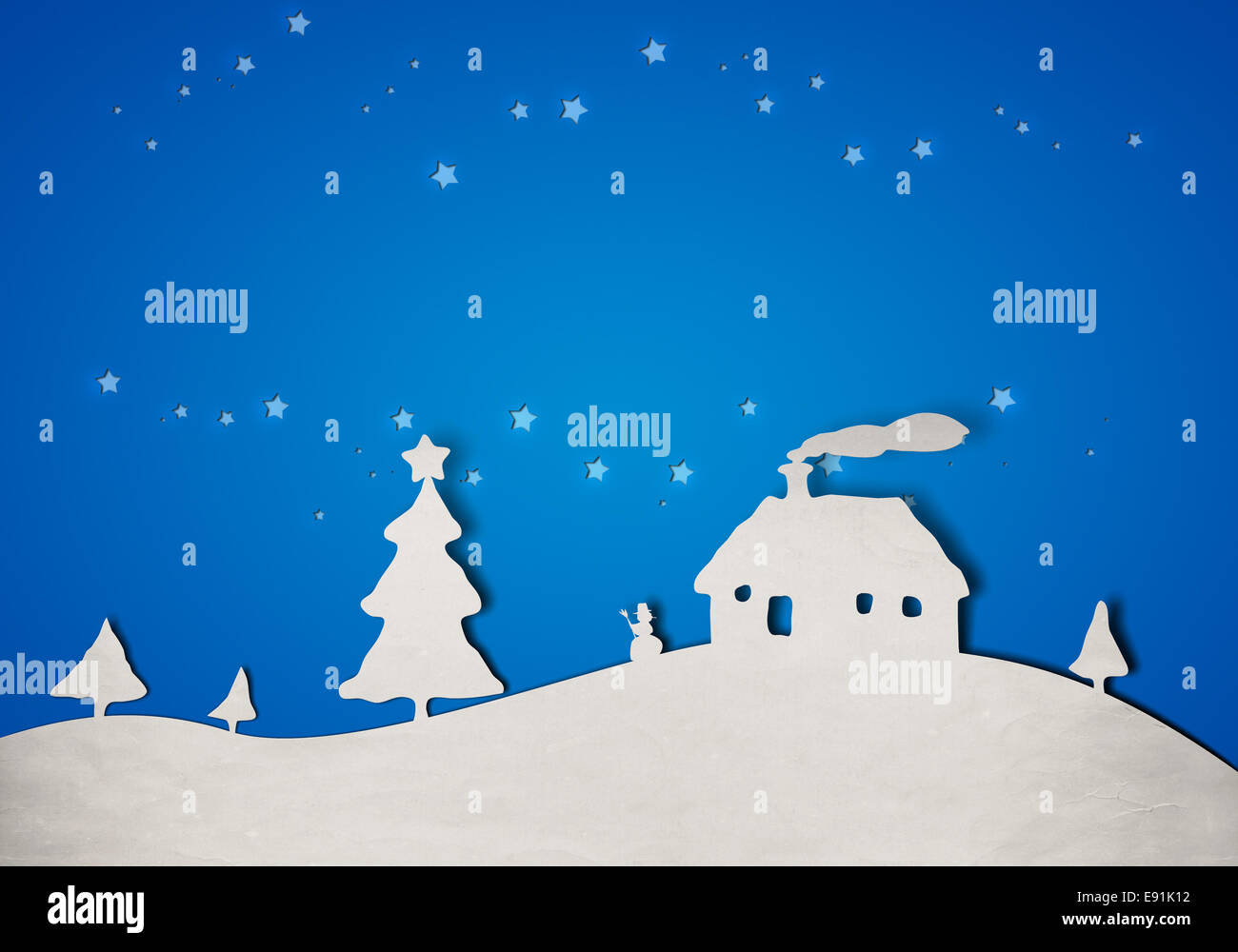 blue christmas background Stock Photo - Alamy
