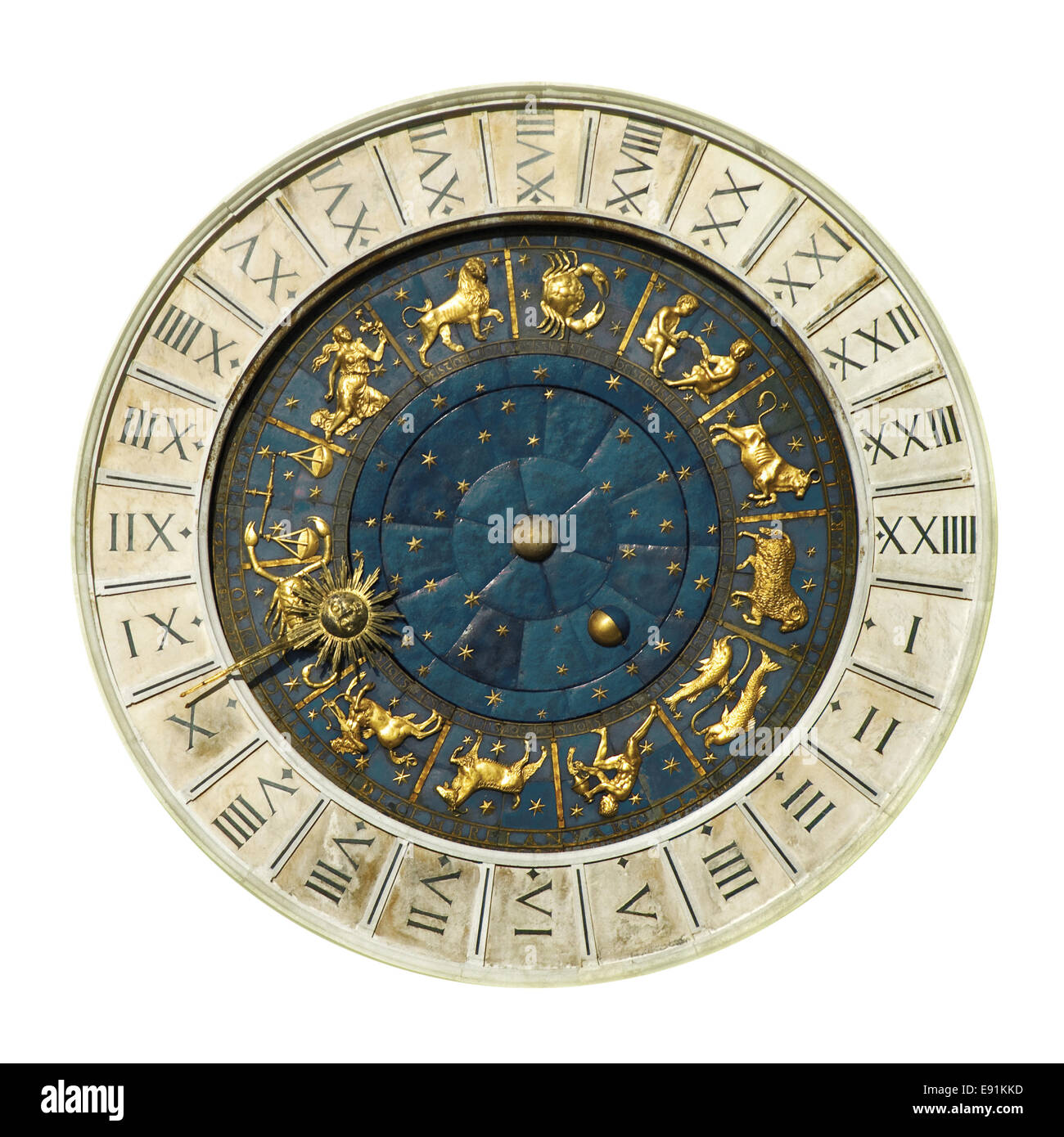 Venice Clock Tower Stock Photo - Alamy