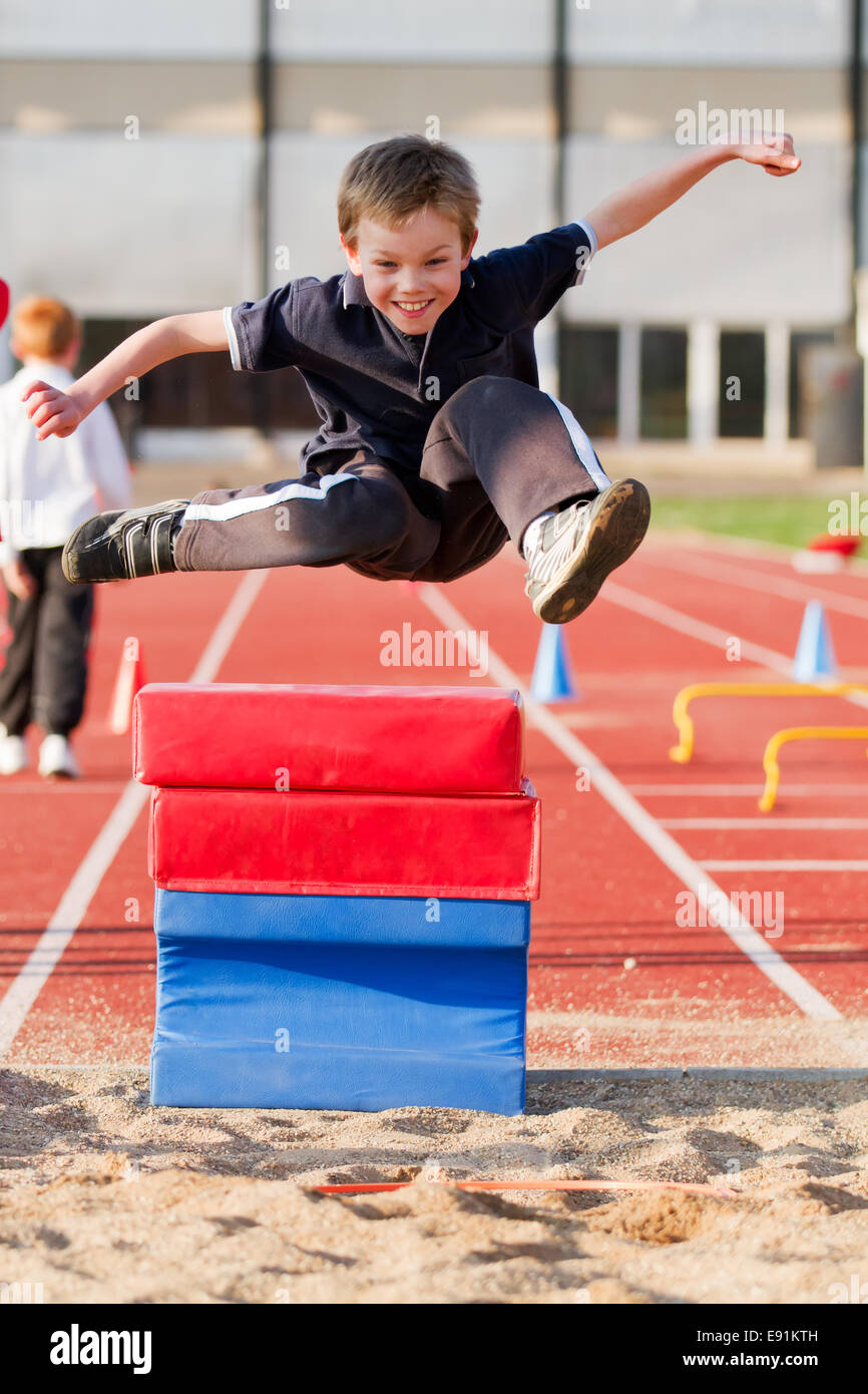 Long jump action hires stock photography and images Alamy