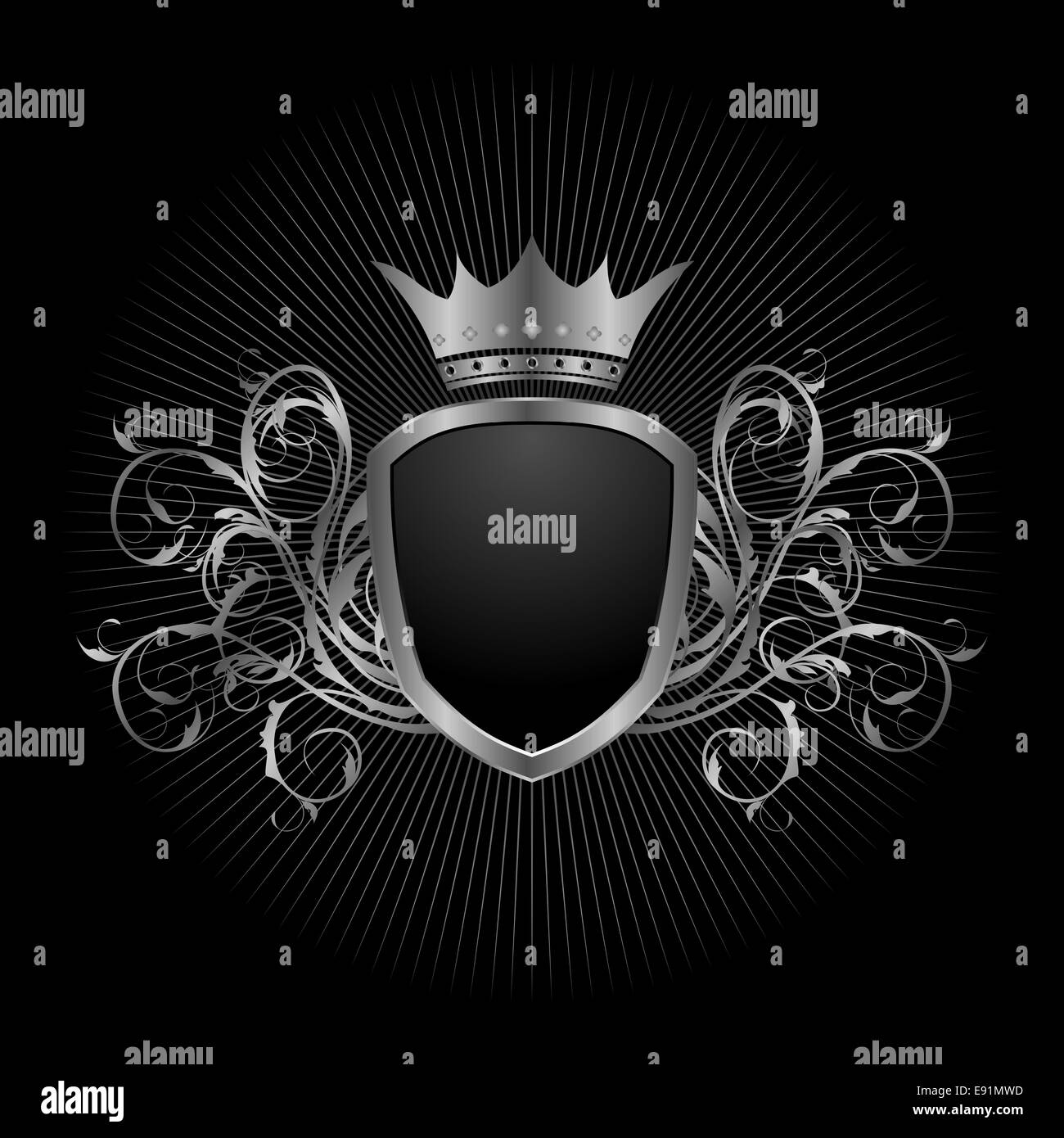 luxury vintage aluminium frame template Stock Photo Alamy