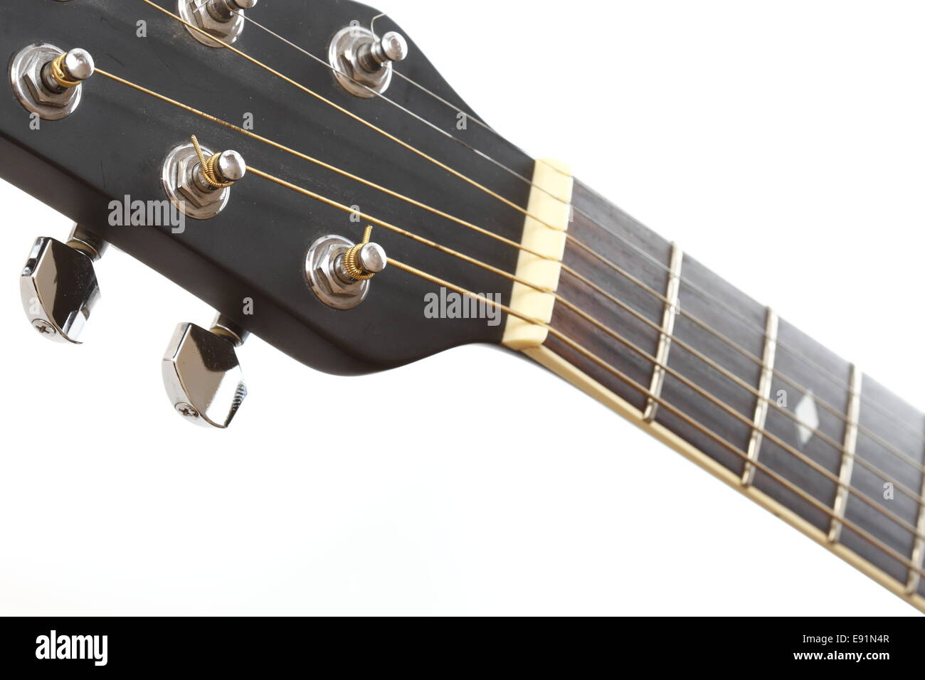top of guitar Stock Photo