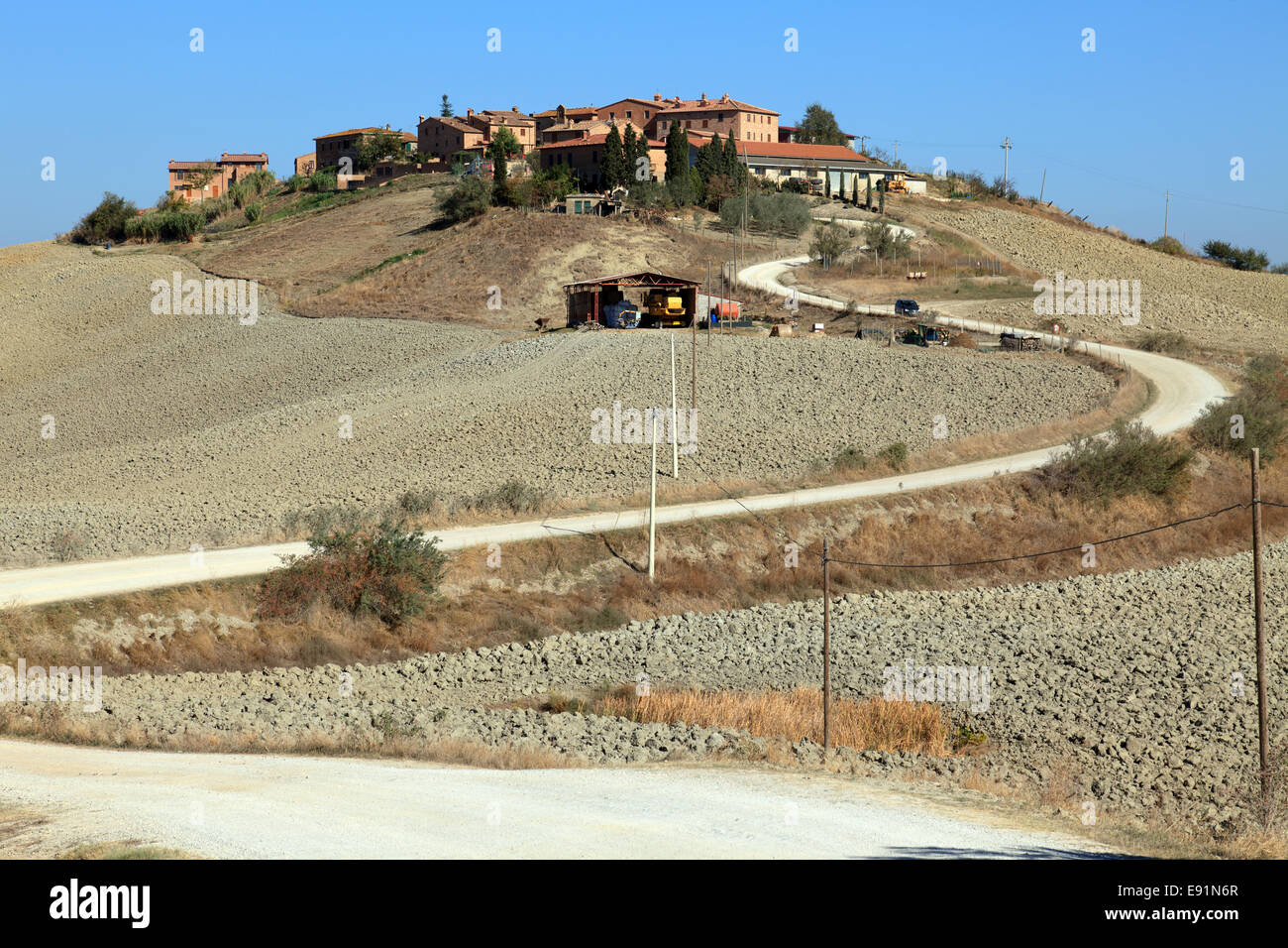 Village in Tuscany Stock Photo - Alamy