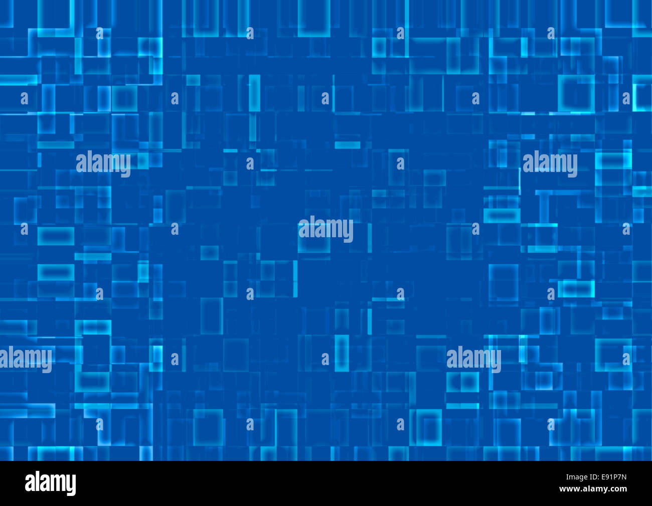 abstract background of mosaic blue tiles Stock Photo - Alamy