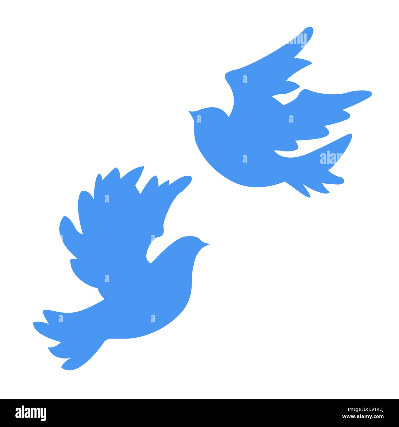 White dove set peace Cut Out Stock Images & Pictures - Alamy