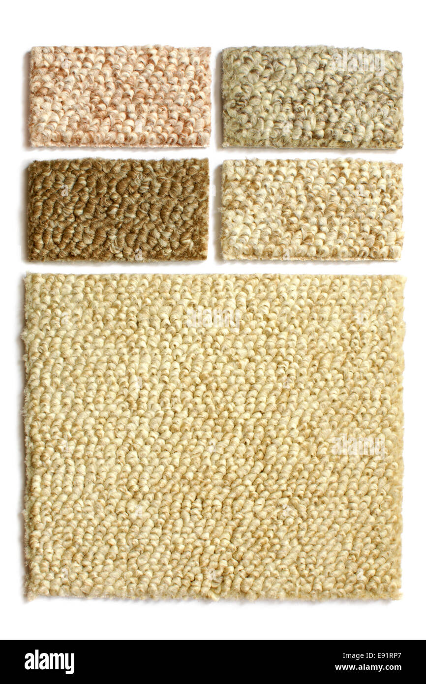 Samples of collection carpet Stock Photo Alamy