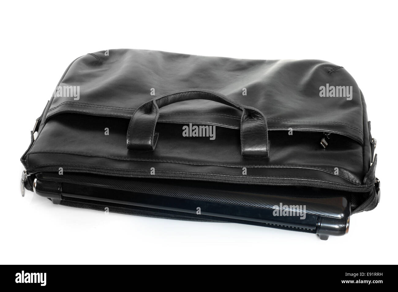 Leather laptop bag hi-res stock photography and images - Alamy