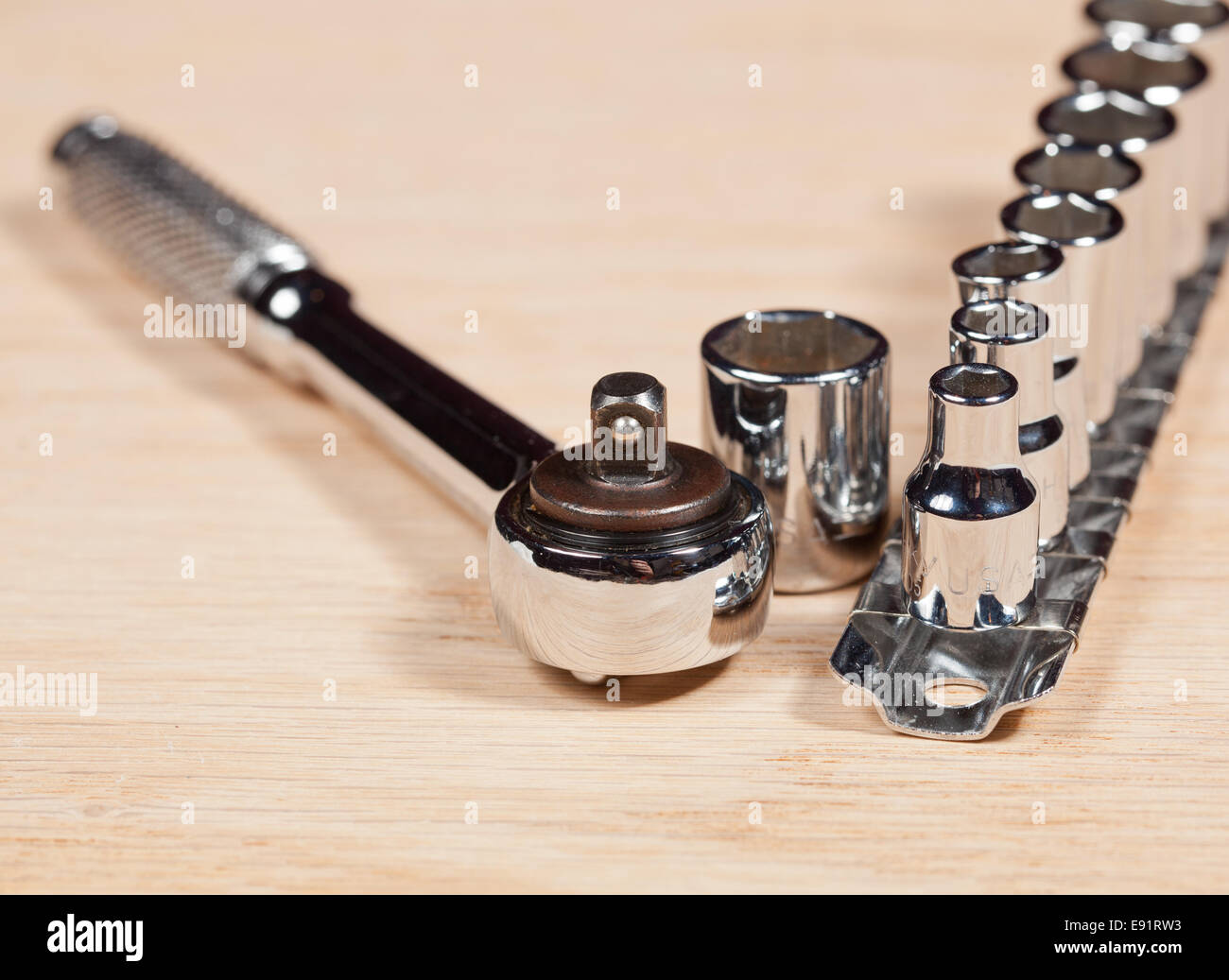 Miniature socket set Stock Photo Alamy
