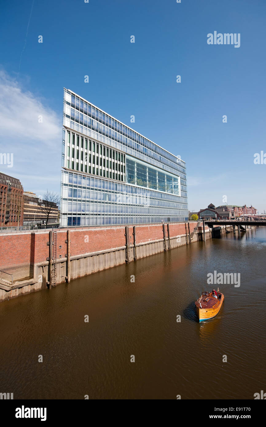 Modern achitecture in Hamburg, Germany Stock Photo