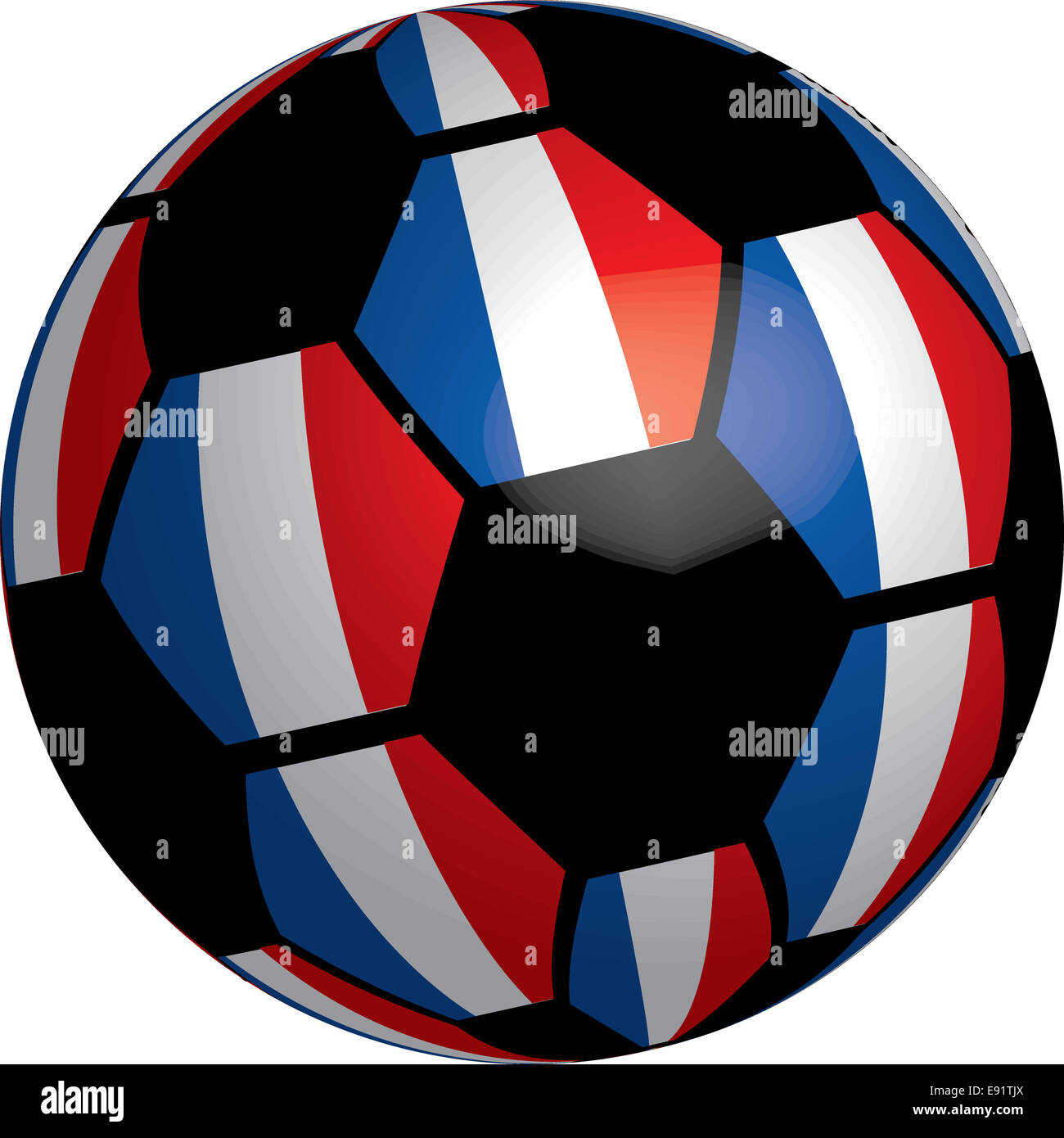 Flag of Italy soccer ball Stock Photo Alamy