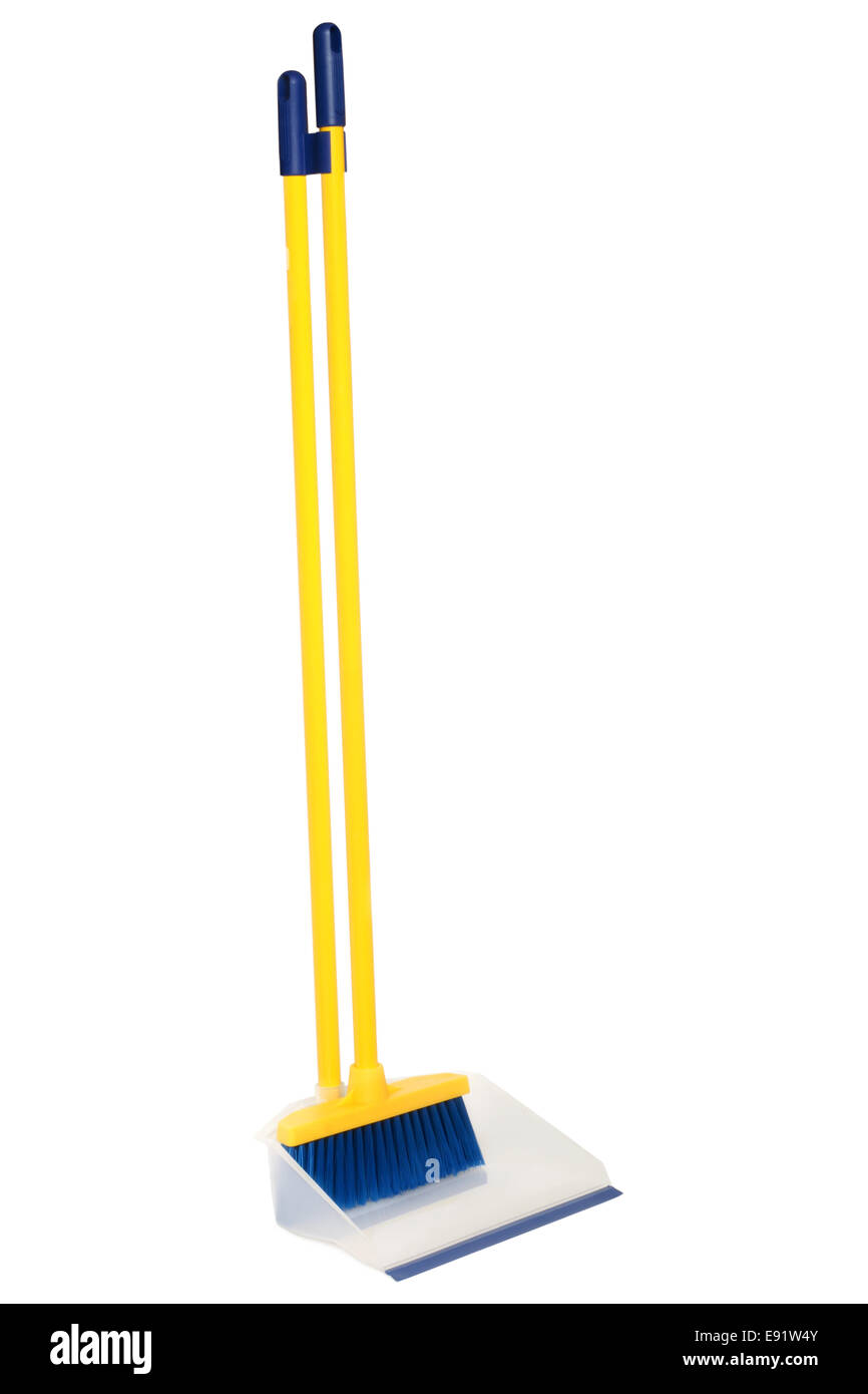 Broom and dustpan Stock Photo Alamy