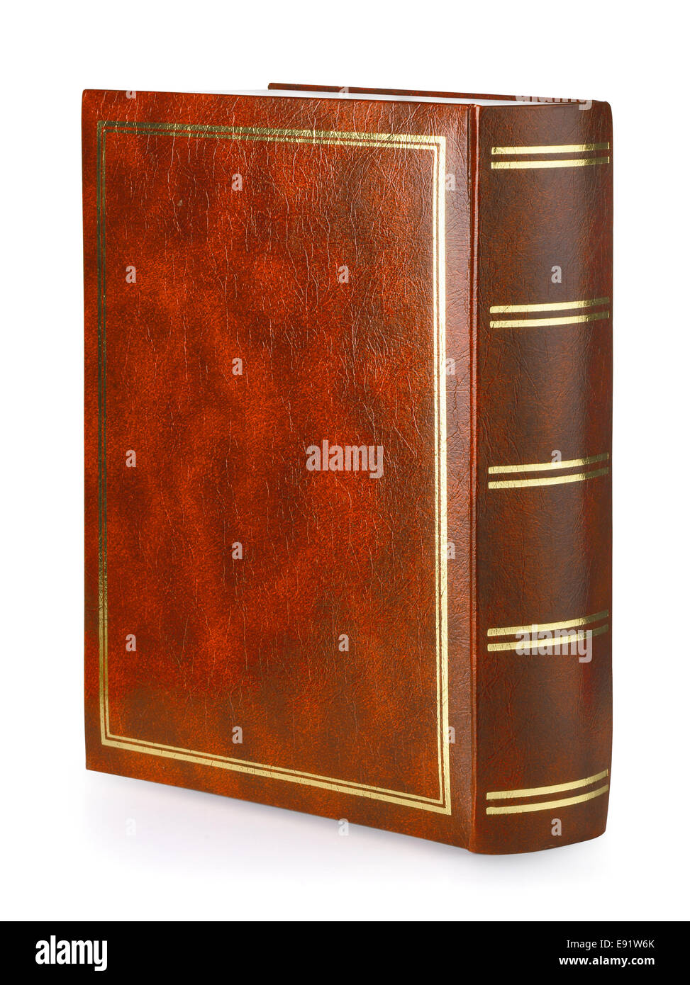 Worn leather book Cut Out Stock Images & Pictures Alamy