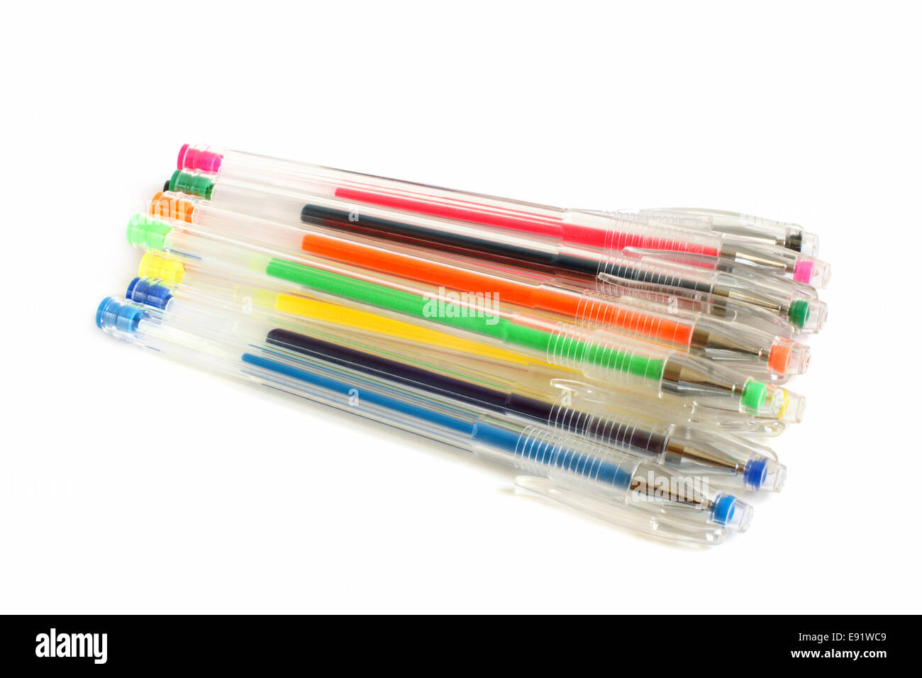 https://c8.alamy.com/comp/E91WC9/set-of-colored-gel-pens-E91WC9.jpg