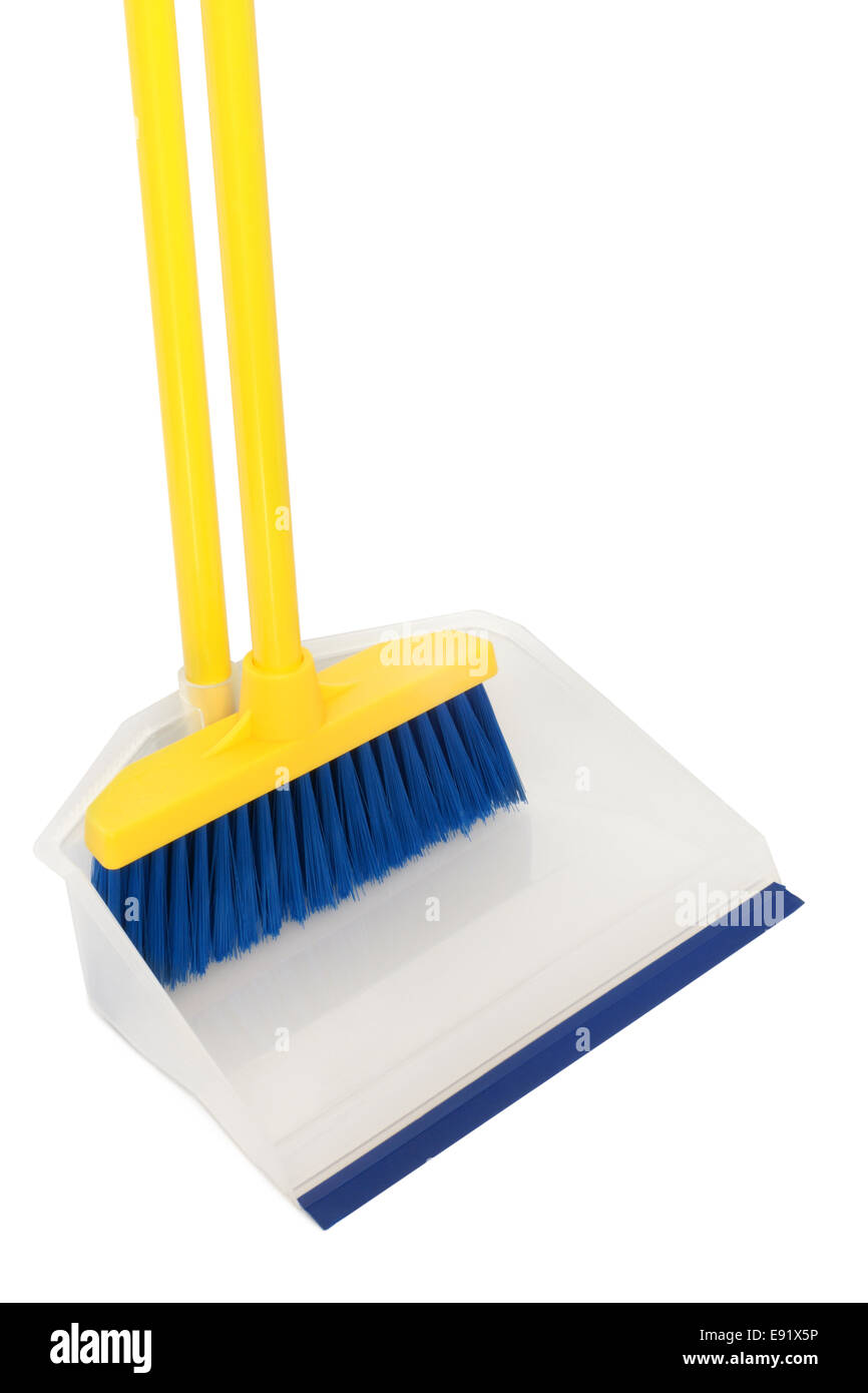 Broom and dustpan Stock Photo Alamy