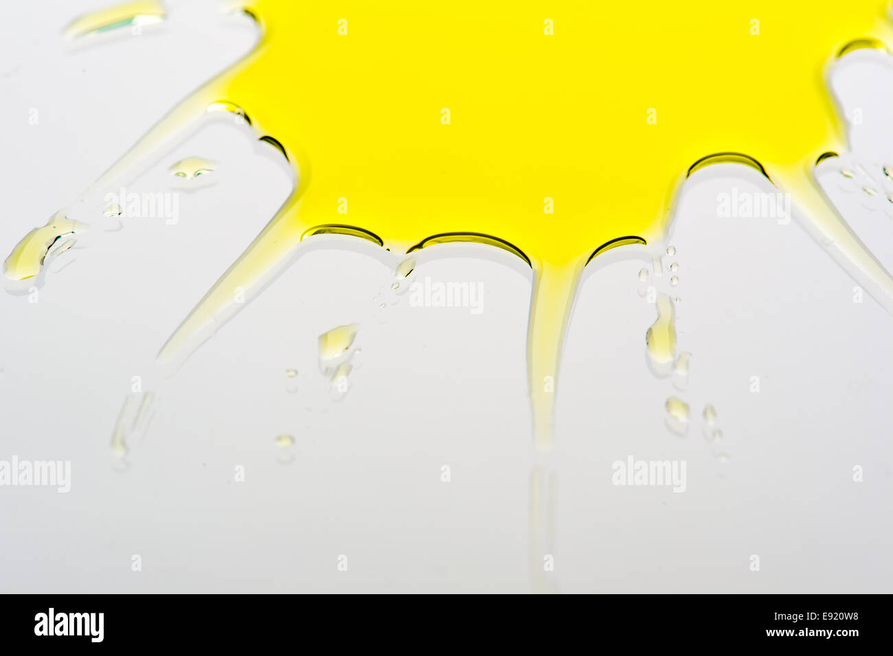 Dollop of cooking oil Stock Photo