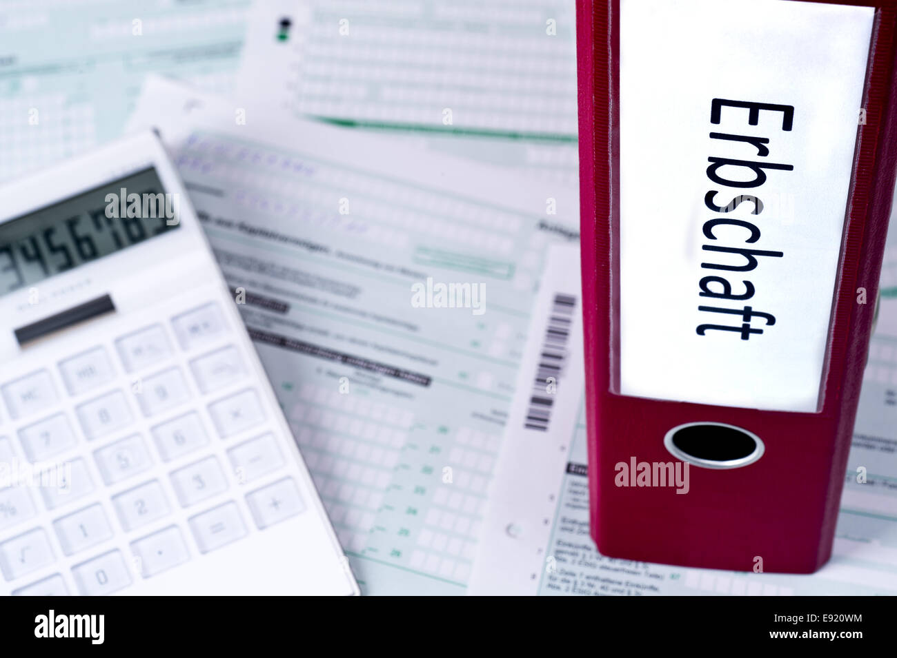 Inheritance Tax Return For Stock Photo - Alamy