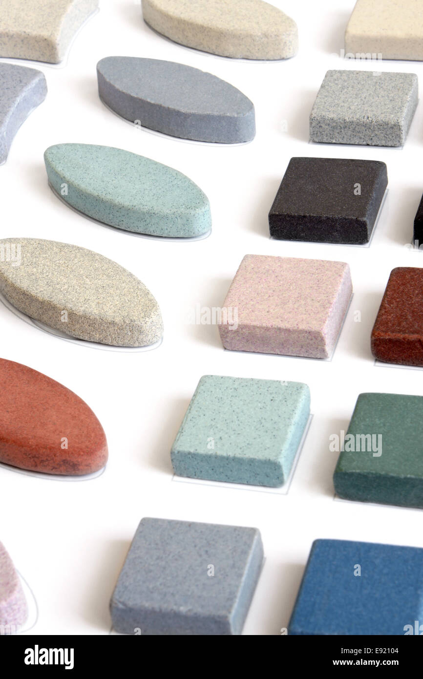 Collection ceramic tile Stock Photo - Alamy