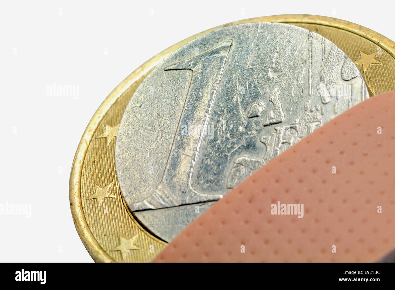 Defect Euro Stock Photo